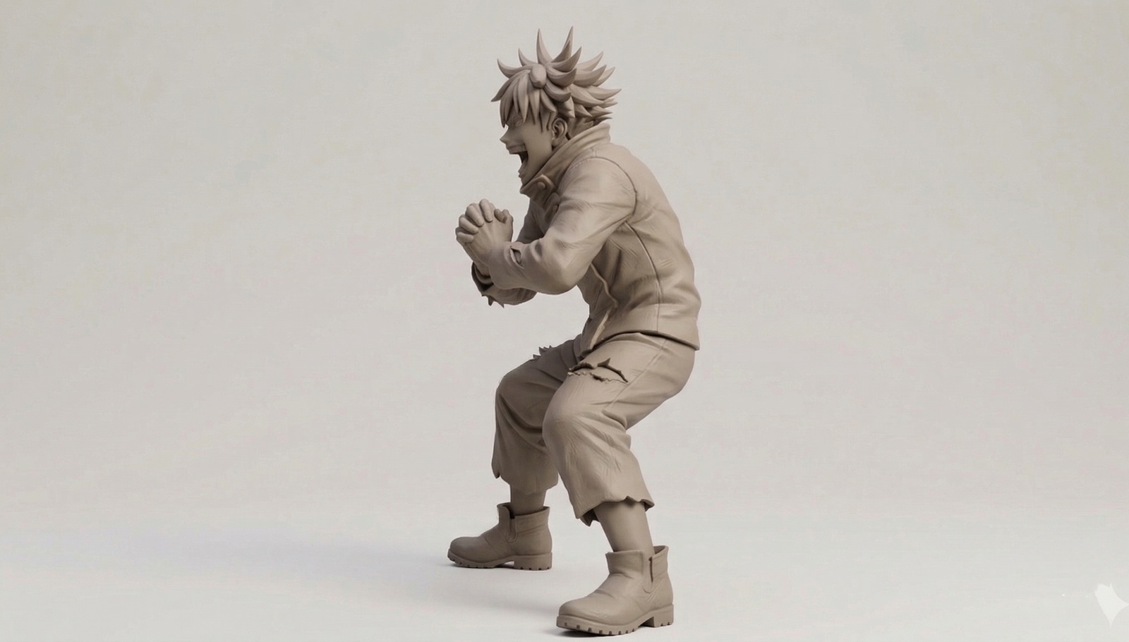 Figura en resina sin pintar